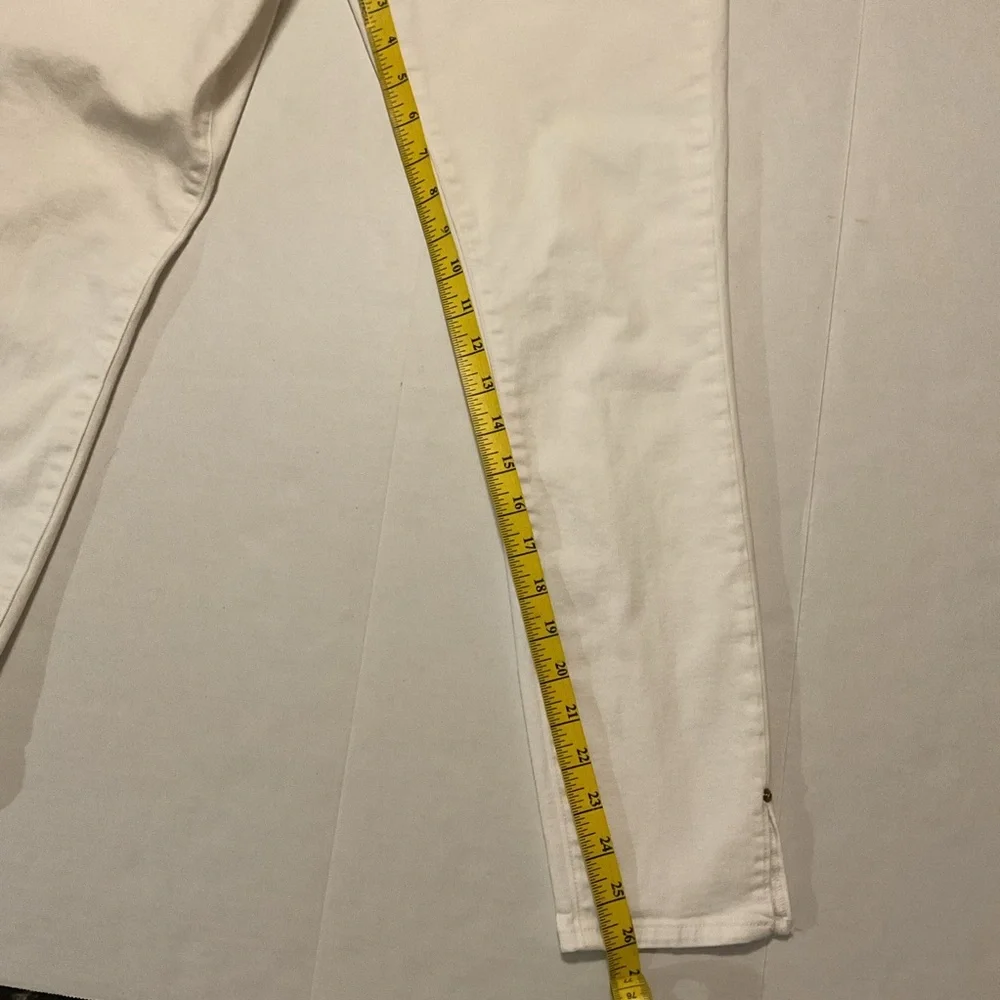 Frame Le Skinny De‎ Jeanne Crop Women’s Jeans size 30 White - Picture 3 of 12